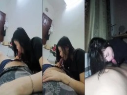 Đi làm về chưa thay đồ em đã kéo xuống mút