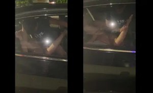 Dừng xe ô tô giữa đường đụ tới tấp em gái ở hàng ghế sau
